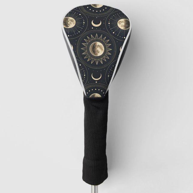 Himmelsmondphase (4) golf headcover (Vorderseite)