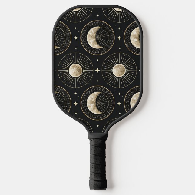Himmelsmondphase (5) pickleball schläger (Vorderseite)