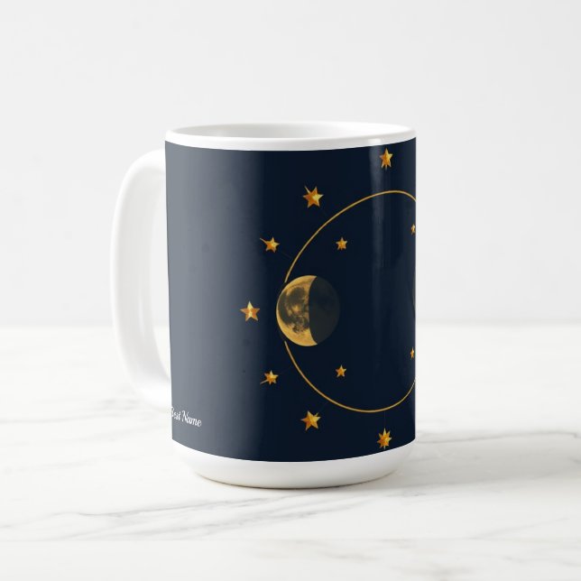 Himmelsmondphasen-Kaffeetasse Kaffeetasse (Vorderseite Links)