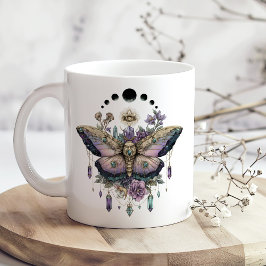 Himmelsmondphasen-Motte Jumbo-Tasse