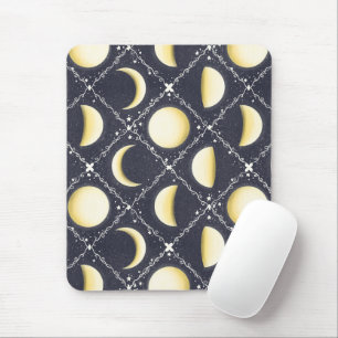 Himmelsmondphasen-Muster Mousepad