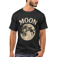 Himmelsmondphasen-T-Shirt – Minimalistisch & Kosmi