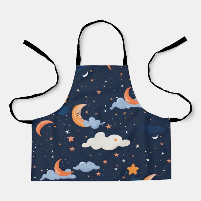 Himmelsmusterpapier-Astronomie Schürze (Vorderseite)