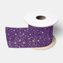 Himmelsnachtstars Lila Satinband