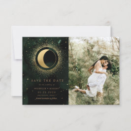 Himmelsnachtsterne zwei Fotos Save the Date I Einladung