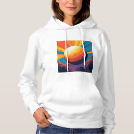 Himmelssonnenuntergang Damen-T-Shirt-Hoodie Hoodie