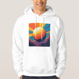 Himmelssonnenuntergang Herren T-Shirt Hoodie