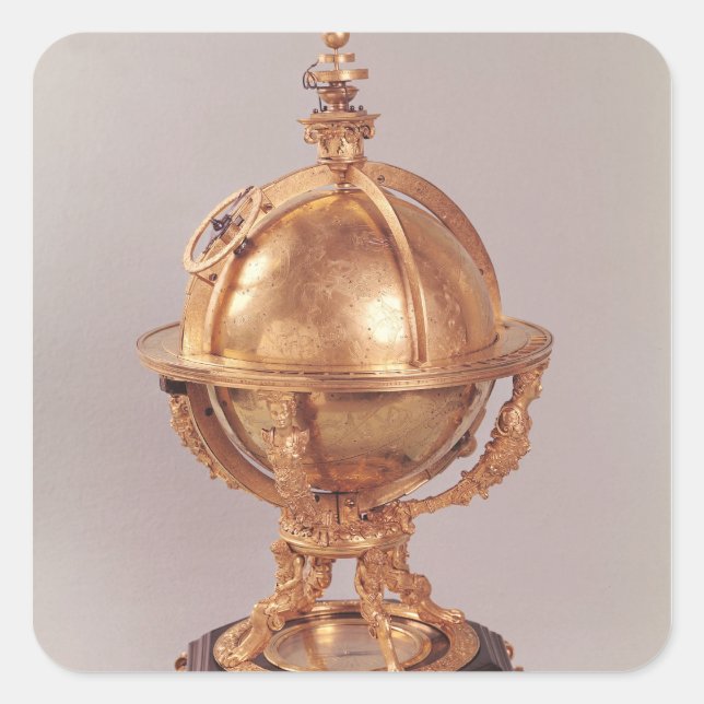 Himmelssphäre, c.1580 quadratischer aufkleber (Vorderseite)