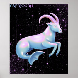 Himmelssteinbock – Astrologie-Kunst Poster