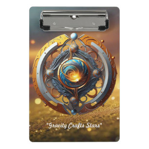 "Himmelsstrahlung" Mini Klemmbrett