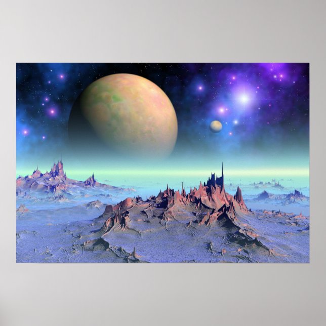 Himmelsströmung Poster (Vorne)