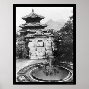 Himmelstempel Seoul Korea 1925 Poster