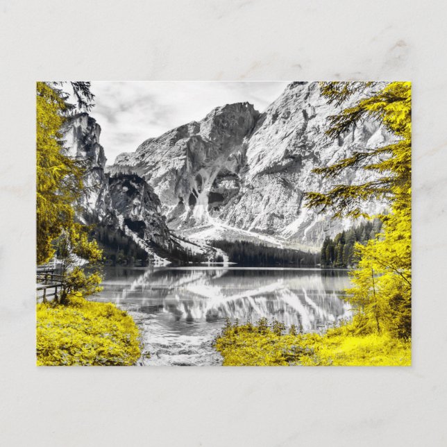 Himmelstor: gelber Farbenschlag Postkarte (Vorderseite)