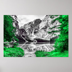 Himmelstor: grüner Farbenschlag Poster