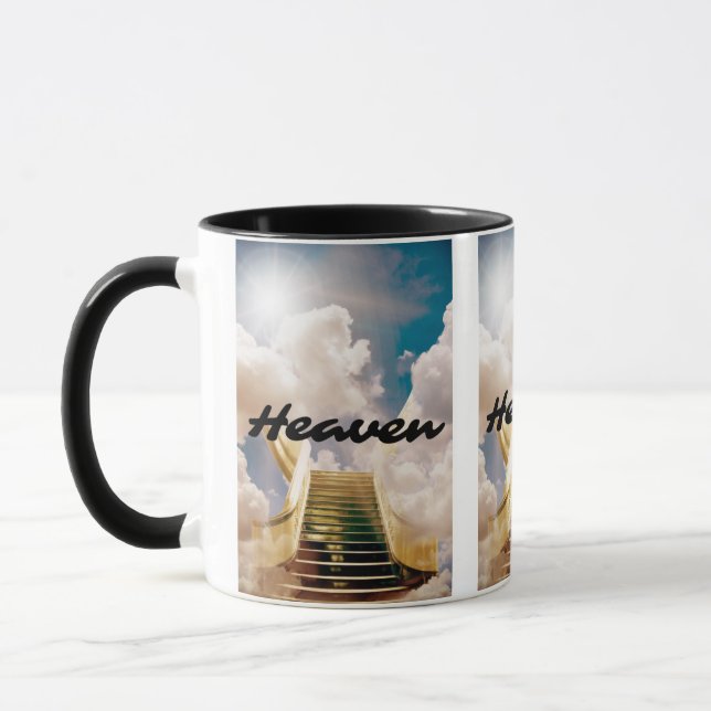 Himmelstreppe Zwei-Tone-Tasse Tasse (Links)