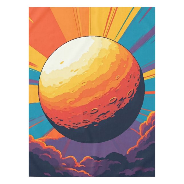 Himmelsuntergang-Tischdecke Tischdecke (Vorderseite)