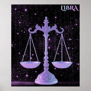 Himmelswaage – Astrologie-Kunst Poster