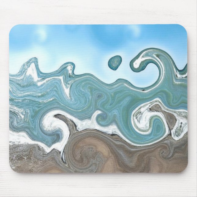 Himmelswellen und Sand Mousepad (Vorne)