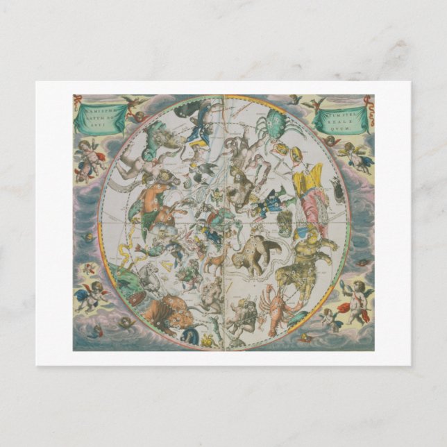 Himmelswelt mit den Zeichen des Zod Postkarte (Vorderseite)