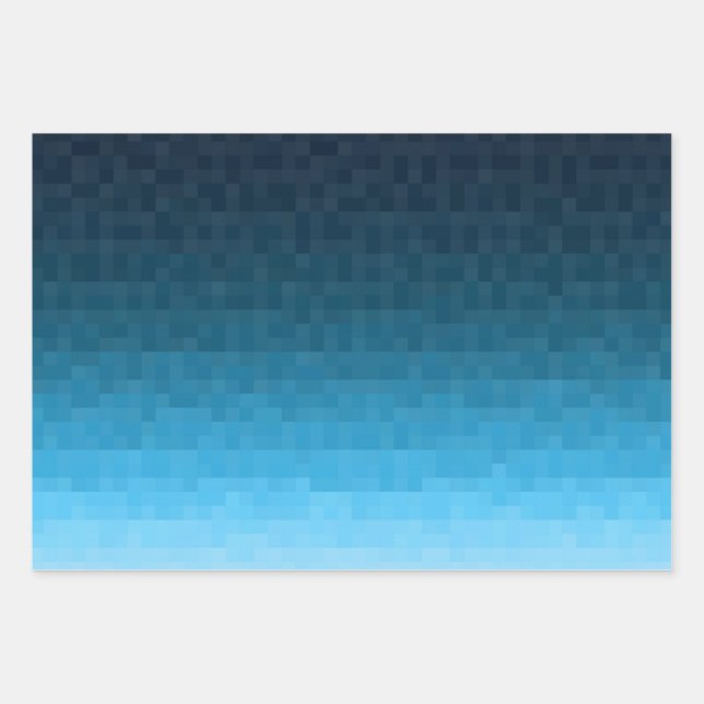 Himmelswinkel| Pixelquadrat| Geschenkpapier Set (Vorderseite)