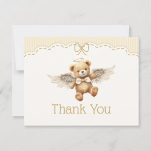 Himmlisch gesandter Engel - Baby Shower Dankeschön Dankeskarte