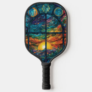 Himmlisch gestanztes Glasarmatur Pickleball-Paddel Pickleball Schläger