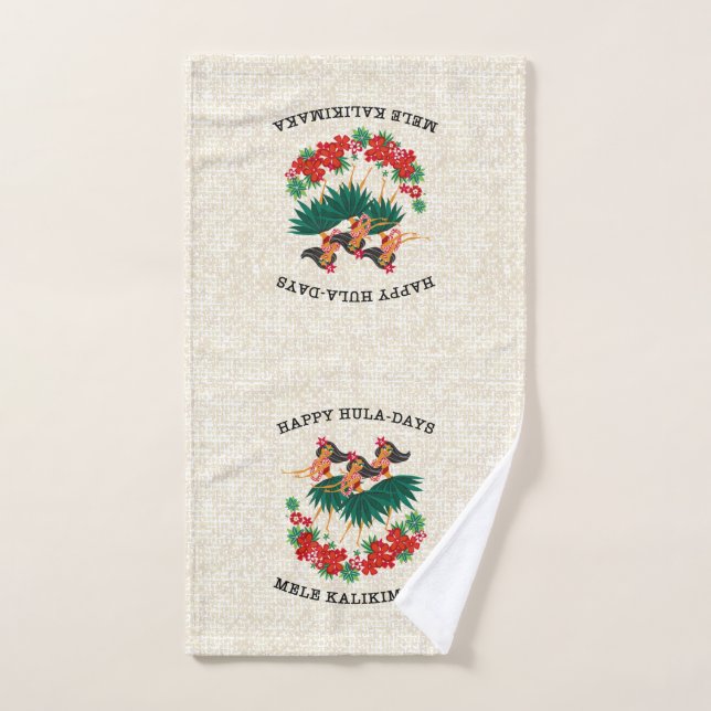 Himmlisch Hula Holiday Hawaiian Hula Girls Handtuch (Handtuch)