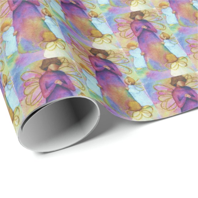 HIMMLISCHE ANGELIC ANGELS GESCHENKPAPIER (Rolleneckpunkt)