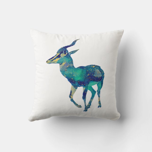 Himmlische Antilope Kissen (Rückseite)