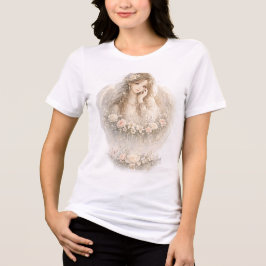 Himmlische Blüte Tri-Blend Shirt