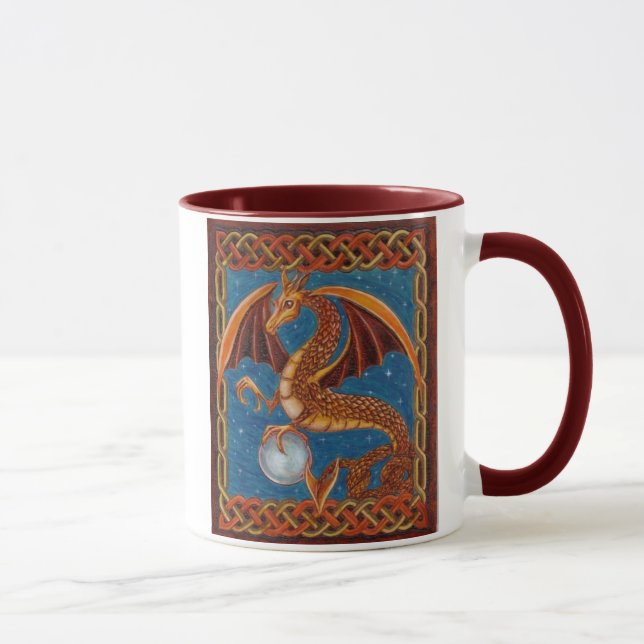 Himmlische Drache-Kaffee-Tasse Tasse (Rechts)