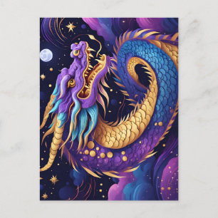 himmlische Drachen-Postkarte Postkarte