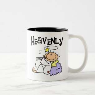 Himmlische Engel T-Shirts und Geschenke Zweifarbige Tasse