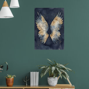 Himmlische Engelsflügel-Karte Fine Art Druck Fan Poster