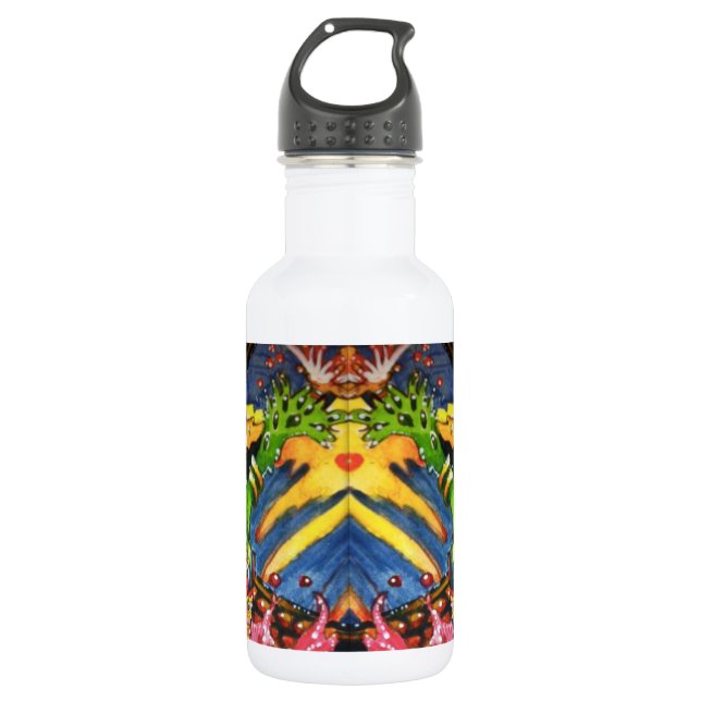 Himmlische feenhafte Wasser-Flasche Trinkflasche (Vorderseite)