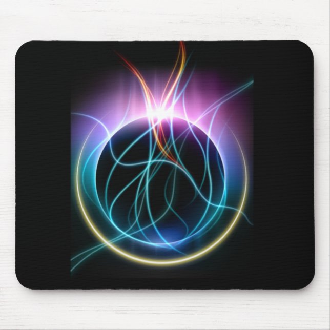 Himmlische Flammen Mousepad (Vorne)