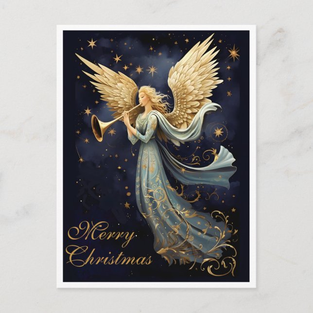 Himmlische Freude in Blue Angel Weihnachten (Vorderseite)