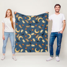 Himmlische Halloween-Hexen-Mond-Fliesblanke
