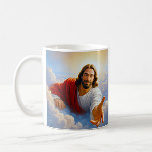 Himmlische Hand Jesus Kaffeetasse
