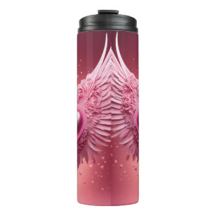 Himmlische Harmonie: Rosa Serenity Thermal Tumble Thermosbecher