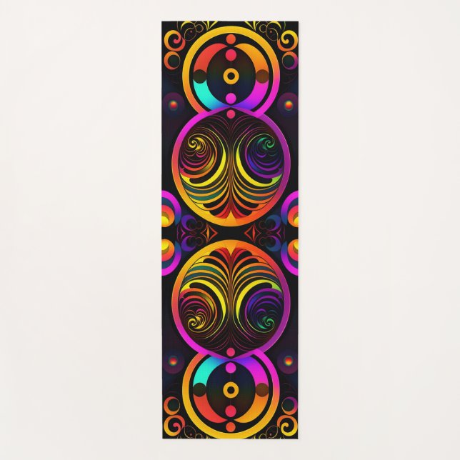 Himmlische Harmonie Yogamatte (Vorderseite)