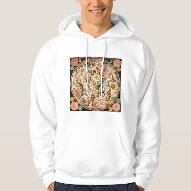 Himmlische Hemisphäre, 1790 Hoodie (Vorderseite)