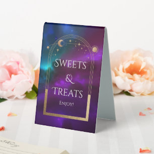 Himmlische Hochzeit mit Purple Sweets & Treats Tischaufsteller