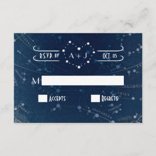 Himmlische Hochzeit UAWG-Karte RSVP Karte