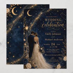 Himmlische Hochzeitseinladung Einladung