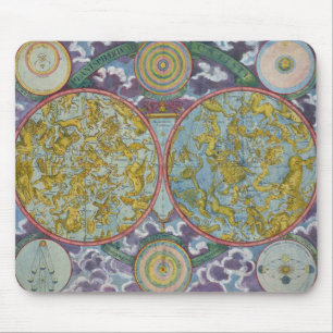 Himmlische Karte der Planeten Mousepad