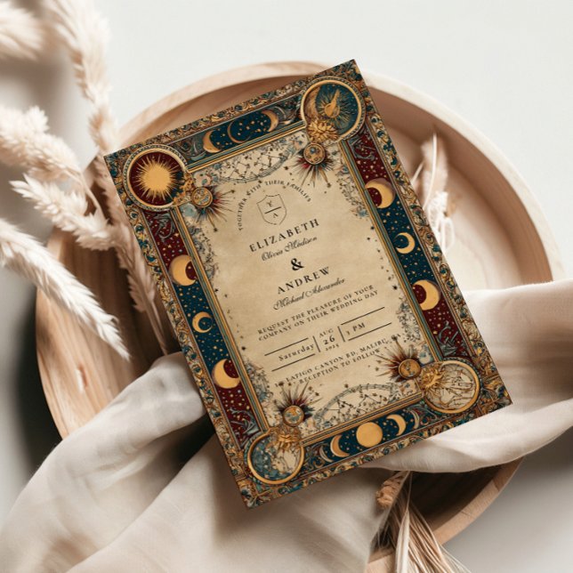 Himmlische königliche Barockhochzeit Einladung (Von Creator hochgeladen)