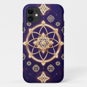 Himmlische Lichtgeometrie — Heiliges Muster Case-Mate iPhone Hülle