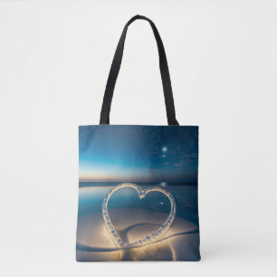 Himmlische Liebesreflexion Tasche