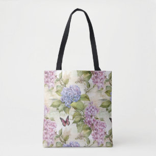 Himmlische Lila Hydrangea Harmonie Tasche